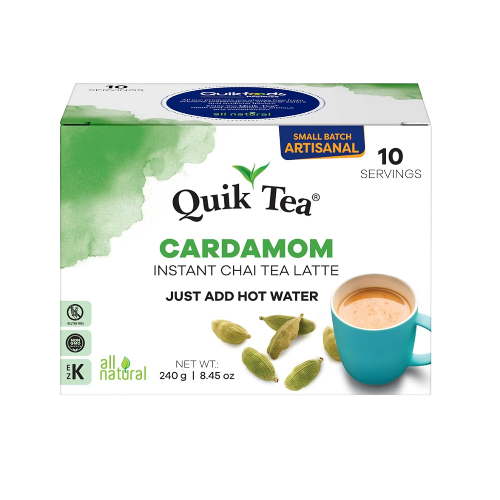 Quik Tea Cardamom Instant Chai Tea Latte 10 servings buy online USA - 1